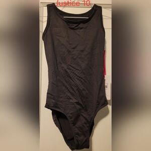 Justice Black Girls' One-Piece Bodysuit